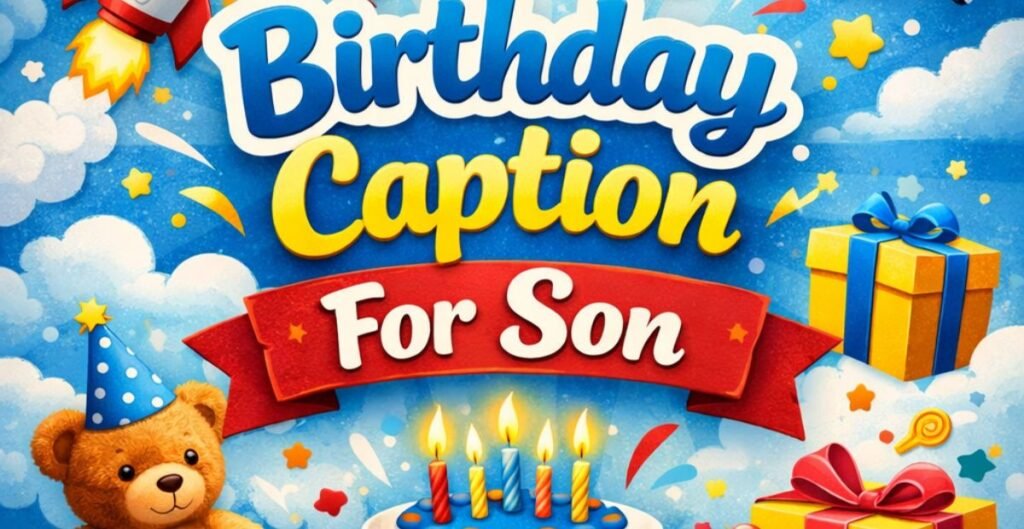 Birthday Caption For Son