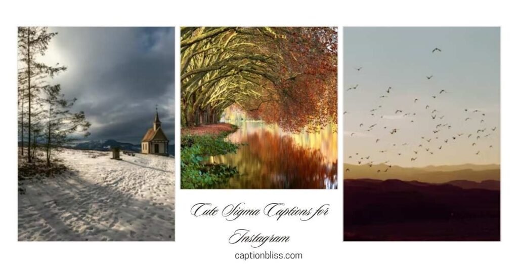 Cute Sigma Captions for Instagram