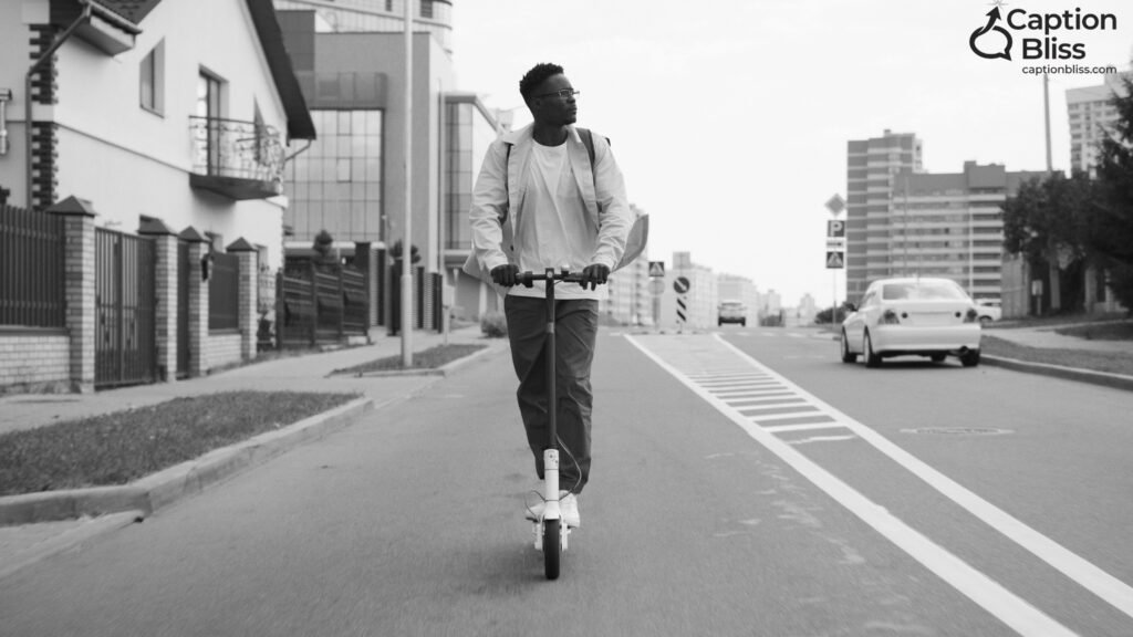 Electric scooter captions for instagram for boy