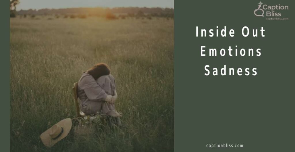 Inside Out Emotions Sadness