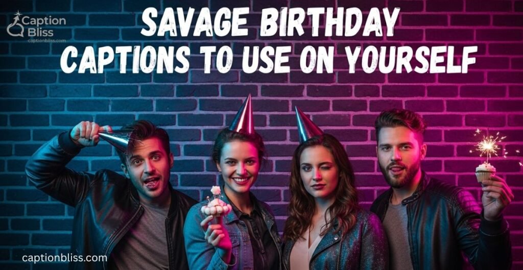 Savage Birthday Captions to Use on Yourself