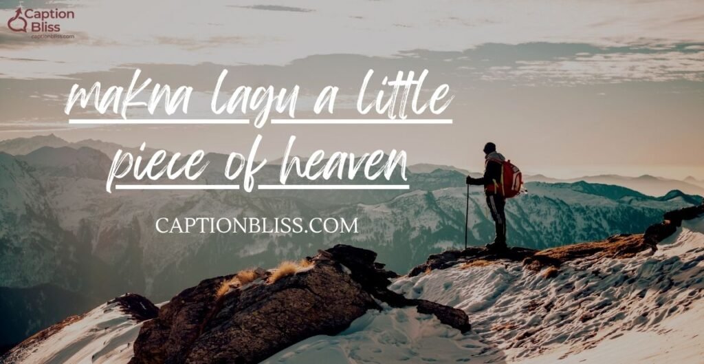 makna lagu a little piece of heaven_