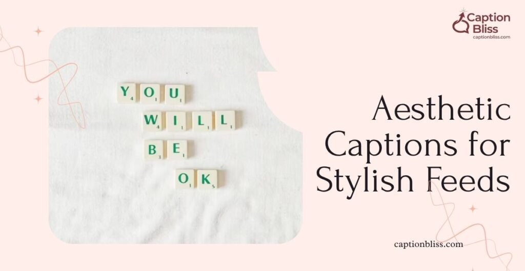 Aesthetic Captions for Stylish Feeds