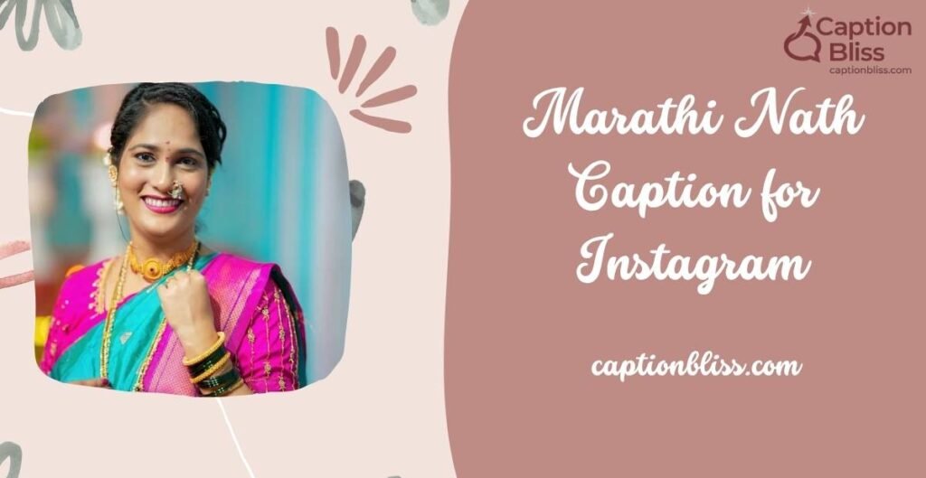 Marathi Nath Caption for Instagram