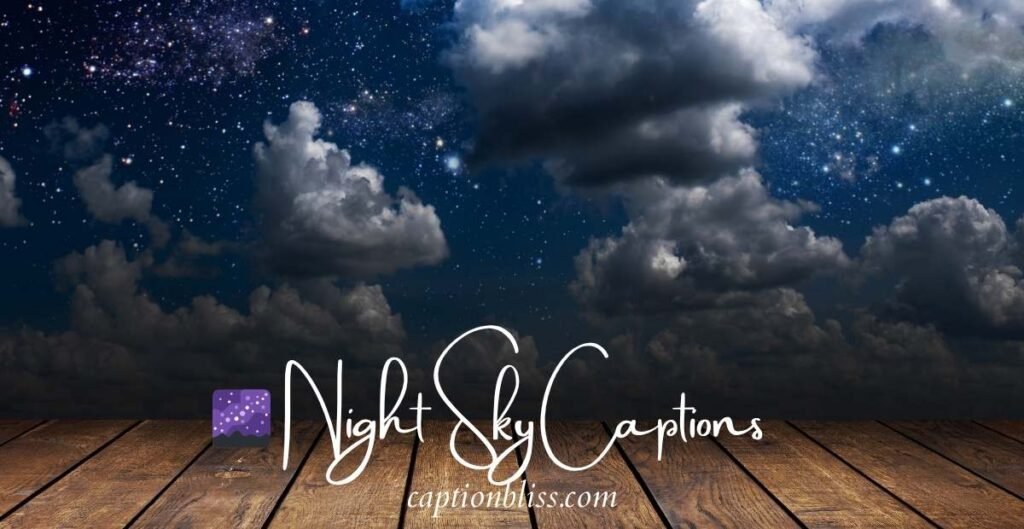 🌌 Night Sky Captions