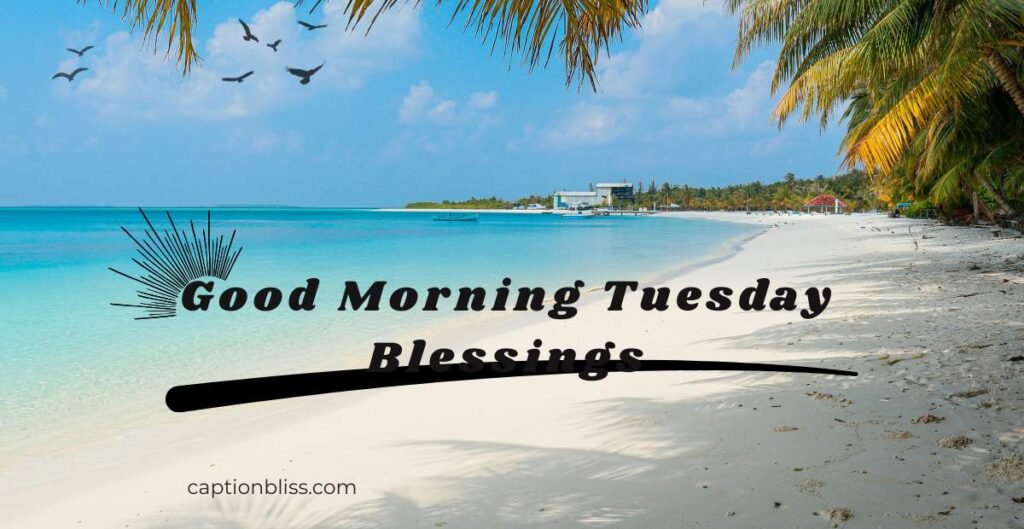 Good Morning Tuesday Blessings