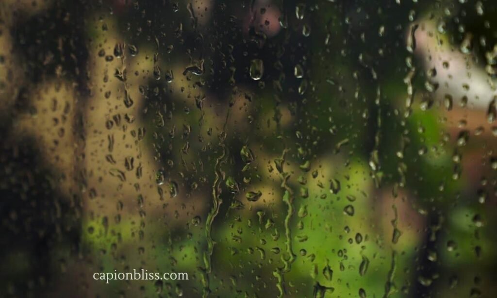 Rain Captions for Selfies