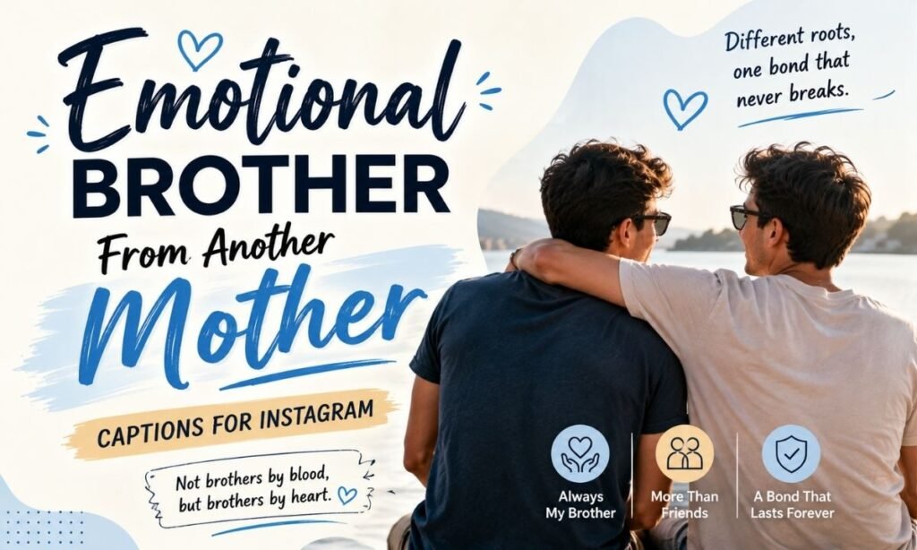 Emotional Brother From Another Mother Captions