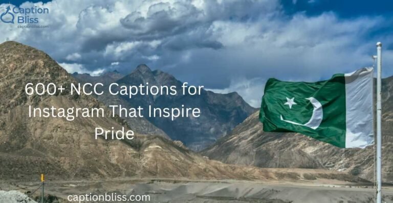600+ NCC Captions for Instagram That Inspire Pride