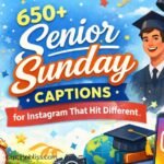 650+ Senior Sunday Captions for Instagram That Hit Different