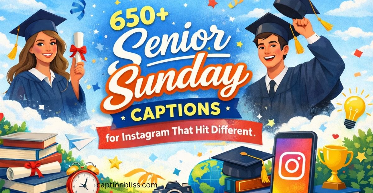 650+ Senior Sunday Captions for Instagram That Hit Different