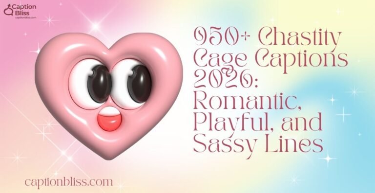 950+ Chastity Cage Captions 2026 Romantic, Playful, and Sassy Lines