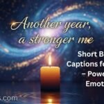 Short Birthday Captions for Yourself – Powerful & Emotional