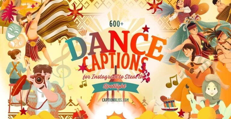 600+ Dance Captions for Instagram to Steal the Spotlight