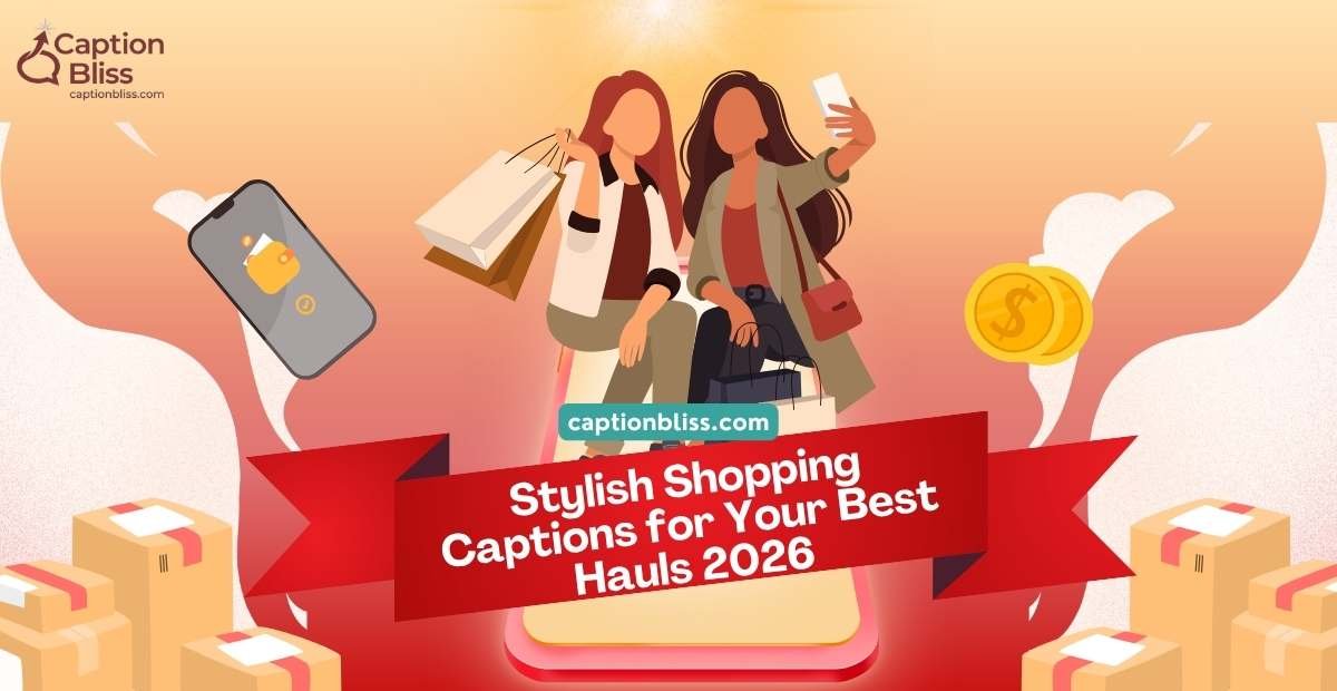 185+ Stylish Shopping Captions for Your Best Hauls 2026