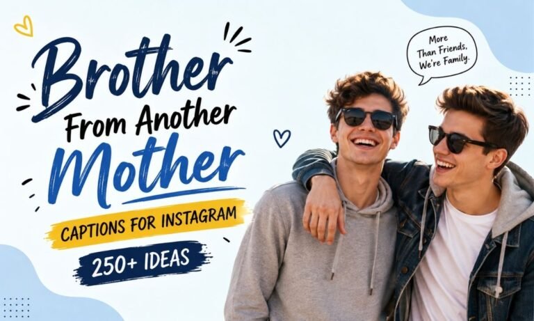 Brother From Another Mother Captions Instagram
